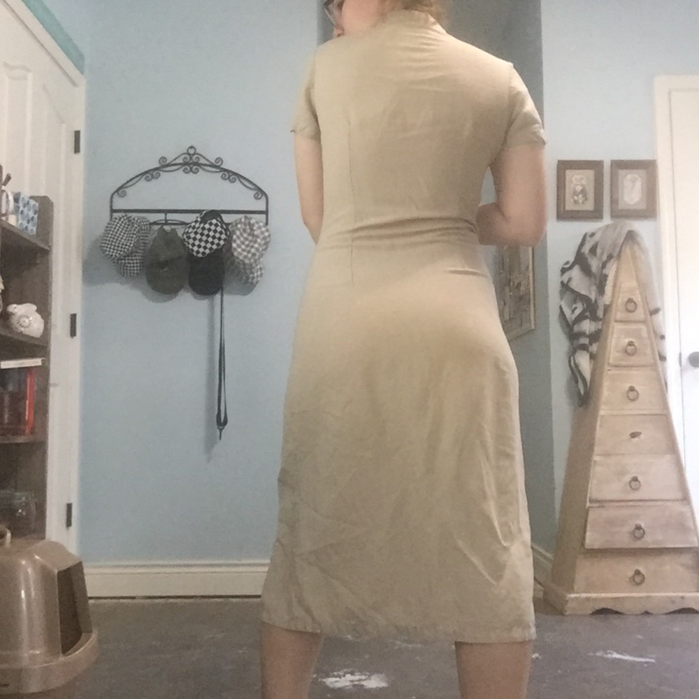 VINTAGE BUTTON DOWN DRESS - Picture 3 of 3